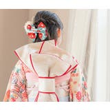 和風髪飾り 椿ハイカラさんリボンクリップ ちりめん着物 | Catherine Cottage | 詳細画像15 