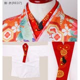 猫・赤[RED7] | 子供 肌襦袢 刺繍入り半衿付き | Catherine Cottage