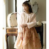 薔薇柄ゴールドオーガンジードレス  フォーマル ドレス | Catherine Cottage | 詳細画像4 