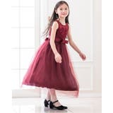 デコルテシースルーレースロングドレス キッズドレス ロング | Catherine Cottage | 詳細画像25