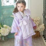 ライラック着物×若紫被布[LIL] | 七五三 3歳女の子 着物 | Catherine Cottage