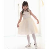 ドレス キッズ ウエストビジューのデコルテ透かしレースドレス[110 | Catherine Cottage | 詳細画像9 