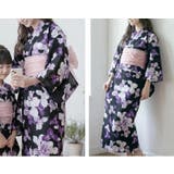 背中ファスナー シワ兵児帯一体型ゆかた 浴衣 | Catherine Cottage | 詳細画像25