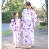 背中ファスナー シワ兵児帯一体型ゆかた 浴衣 | Catherine Cottage | 詳細画像38