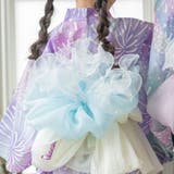 サックス2[SAX2] | パールフリルプチ兵児帯 へこ帯 帯単品 | Catherine Cottage