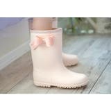 サイドリボン レインブーツ 長靴 キッズ 女の子 ジュニア | Catherine Cottage | 詳細画像5