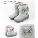 グレイッシュミント[GRY] | スノーブーツ 収納式スパイク付き 女の子 | Catherine Cottage