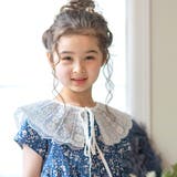 フラワー刺繍[WHT4] | ホワイトレースの付け襟 つけ襟 アクセサリー | Catherine Cottage