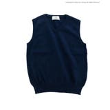 ネイビー[NVYJ] | 男女兼用 キッズコットンニットスクールベスト | Catherine Cottage