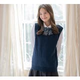 男女兼用 キッズコットンニットスクールベスト | Catherine Cottage | 詳細画像3