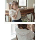 キッズフォーマル 日本製 女の子半袖刺繍ブラウス | Catherine Cottage | 詳細画像3