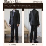 ブラック×ブルー[BK2] | 卒業式 スーツ 男の子サテン切替ジャケットスーツ6点セット[ジャケット | Catherine Cottage