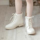 ベージュ編み上げブーツ 子供 カジュアル | Catherine Cottage | 詳細画像12