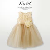 ゴールド | バラいっぱいラメチュールベビードレス 80 90cm | Catherine Cottage
