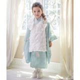 花柄刺繍チュールレース着物とバラ生地被布セット 3才 女の子 七五三 753 | Catherine Cottage | 詳細画像14 