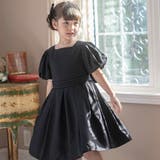 ブラック[BLK] | 上品＆レディーなタックスリーブワンピース 女の子 フォーマル | Catherine Cottage