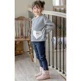 長袖トップス 裏起毛ハートポシェット長袖Tシャツ 女の子 | Catherine Cottage | 詳細画像4