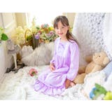 パジャマ 長袖フラワーレース＆クロスリボンネグリジェ キッズパジャマ | Catherine Cottage | 詳細画像7 