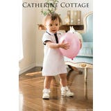 女の子・ホワイト | 鹿の子素材ベビースーツ上下セット  | Catherine Cottage