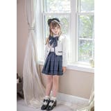 入学式スーツ 子供 女の子チェックオーガンジースカートスーツセット[110 | Catherine Cottage | 詳細画像4 