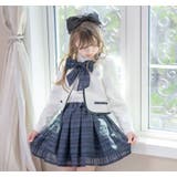 入学式スーツ 子供 女の子チェックオーガンジースカートスーツセット[110 | Catherine Cottage | 詳細画像6 