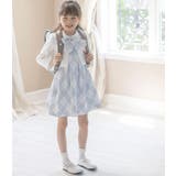 入学式 女の子スーツ 丸襟チェックワンピース＆ノーカラーボレロ | Catherine Cottage | 詳細画像6 