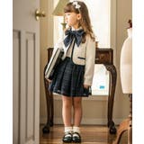 入学式スーツ 子供 女の子チェックオーガンジースカートスーツセット[110 | Catherine Cottage | 詳細画像13 