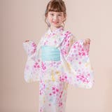 紫陽花と蝶[3] | ワンピースにもなる浴衣キッズ浴衣 新作セール キッズ | Catherine Cottage