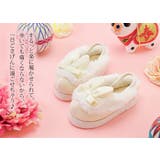 七五三3歳7歳女児 草履 うさぎファースリッポン 白 サンダル 和装 履物 | Catherine Cottage | 詳細画像3 
