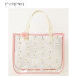 ピンク[PNK] | お花プリントプールバッグ お花ヘアクリップ付き ビニールバッグ | Catherine Cottage