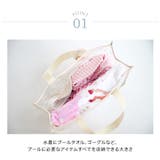 お花プリントプールバッグ お花ヘアクリップ付き ビニールバッグ | Catherine Cottage | 詳細画像3 