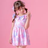 マリン猫・ピンク[MPNKJJ] | キッズ 女の子 水着 | Catherine Cottage