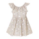 小花柄猫・ベージュ[CBEGJJ] | キッズ 女の子 水着 | Catherine Cottage