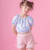 ピオニー・ホワイト[POWTJJ] | パフ袖トップス＆フリルパンツ水着セット パフスリーブスイムウェア セパレート上下… | Catherine Cottage