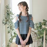 ギンガム・ブラック[BLK2JJ] | ジュニア 水着 女の子 | Catherine Cottage