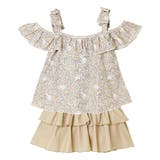 小花柄猫・ベージュ[CBEGJJ] | キッズ ジュニア 女の子 | Catherine Cottage