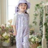 小花柄猫・ライラック[CLIL] | 撥水お砂場プレイウェア ベビー キッズ | Catherine Cottage