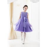 キッズドレス発表会ビッグリボンのきらきらスターダストドレスラインストーン結婚式七… | Catherine Cottage | 詳細画像3