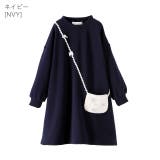 ネイビー[NVY] | 長袖 ポシェットトレーナーワンピース 女の子 | Catherine Cottage