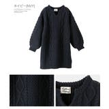 ネイビー | キーネック ニットワンピース 女の子 | Catherine Cottage