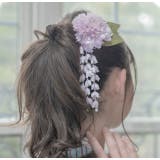和風髪飾り 藤の花揺れる和装ヘアクリップ アクセサリー | Catherine Cottage | 詳細画像4 