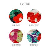 和風髪飾り 椿ハイカラさんリボンクリップ ちりめん着物 | Catherine Cottage | 詳細画像3 