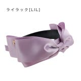 ライラック[LIL] | 秘密の鍵チャーム付き サテンリボンカチューシャ アクセサリー | Catherine Cottage