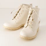 ベージュ[BEG] | ベージュ編み上げブーツ 子供 カジュアル | Catherine Cottage