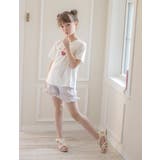 キッズ Tシャツ デコレーションプリント半袖Tシャツ 女の子 無地 白 | Catherine Cottage | 詳細画像26 