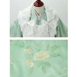 花柄刺繍チュールレース着物とバラ生地被布セット 3才 女の子 七五三 753 | Catherine Cottage | 詳細画像25 