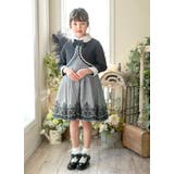 女の子 レースボレロとフロッキープリントのワンピーススーツ フォーマル | Catherine Cottage | 詳細画像3 