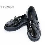 ブラック[BLK] | 女の子靴 リボンキルトローファー[18 19 | Catherine Cottage