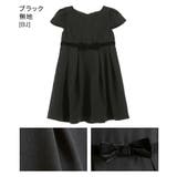 ブラック無地[BJ] | シルエットが美しいキャップスリーブのきれいめワンピース ジャンスカ 女の子 | Catherine Cottage