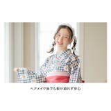 背中ファスナー シワ兵児帯一体型ゆかた 浴衣 | Catherine Cottage | 詳細画像11